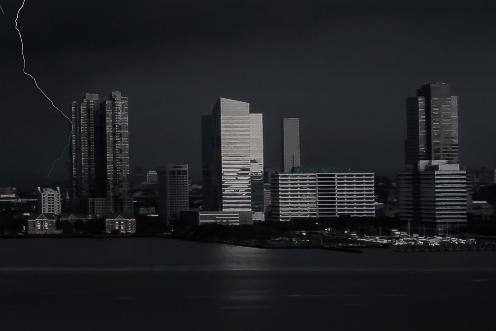 Analysis of the spotlights on buildings for the Hand of Zeus VAST upconversion process