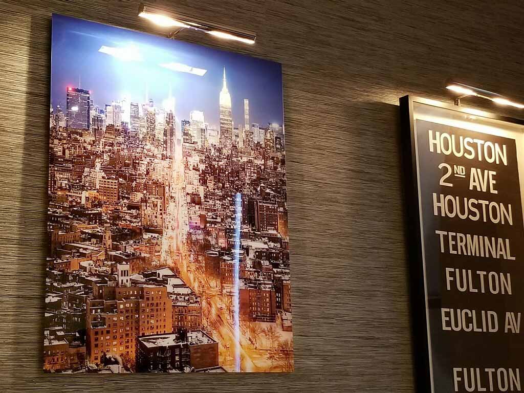 New York Wonderland: Vertical", a VAST photo by Dan Piech hanging on a residential home wall