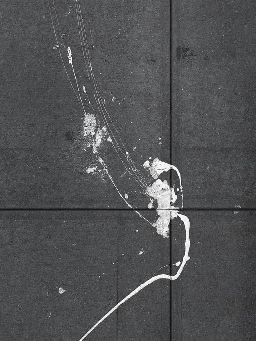 1,024 megapixels! A very high resolution, large-format VAST photo print of a sidewalk; fine art photo created by Dan Piech as part of the Concrete Canvas series in New York City.