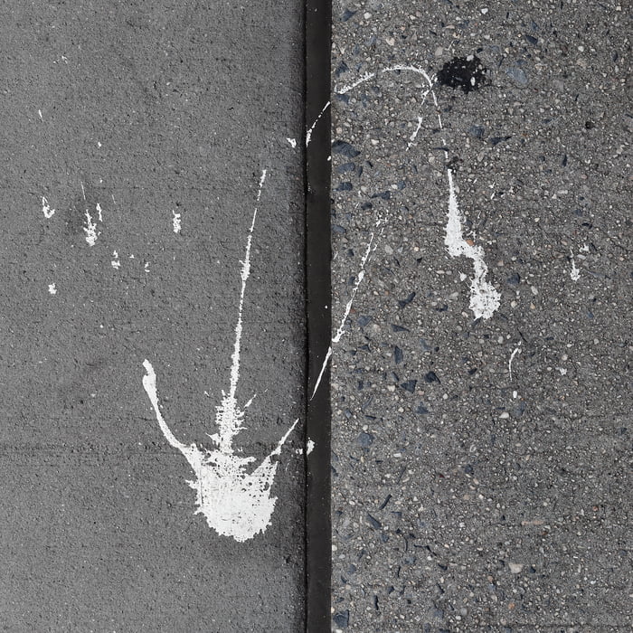 530 megapixels! A very high resolution, large-format VAST photo print of dripped paint; fine art photo created by Dan Piech as part of the Concrete Canvas series in New York City.