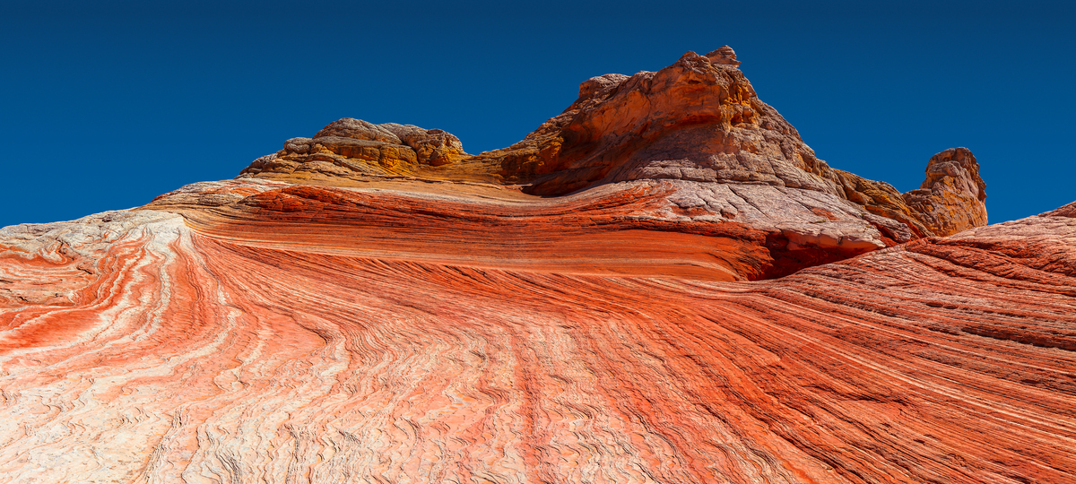 627 megapixels! A very high resolution, large-format VAST photo print of a rock formation; photograph created by Chris Collacott in White Pocket, Arizona, USA.