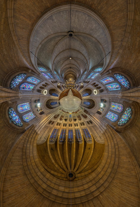 4,207 megapixels! A very high resolution, abstract of a church; creative photograph created by Tim Lo Monaco in The Riverside Church, Manhattan, New York, New York.