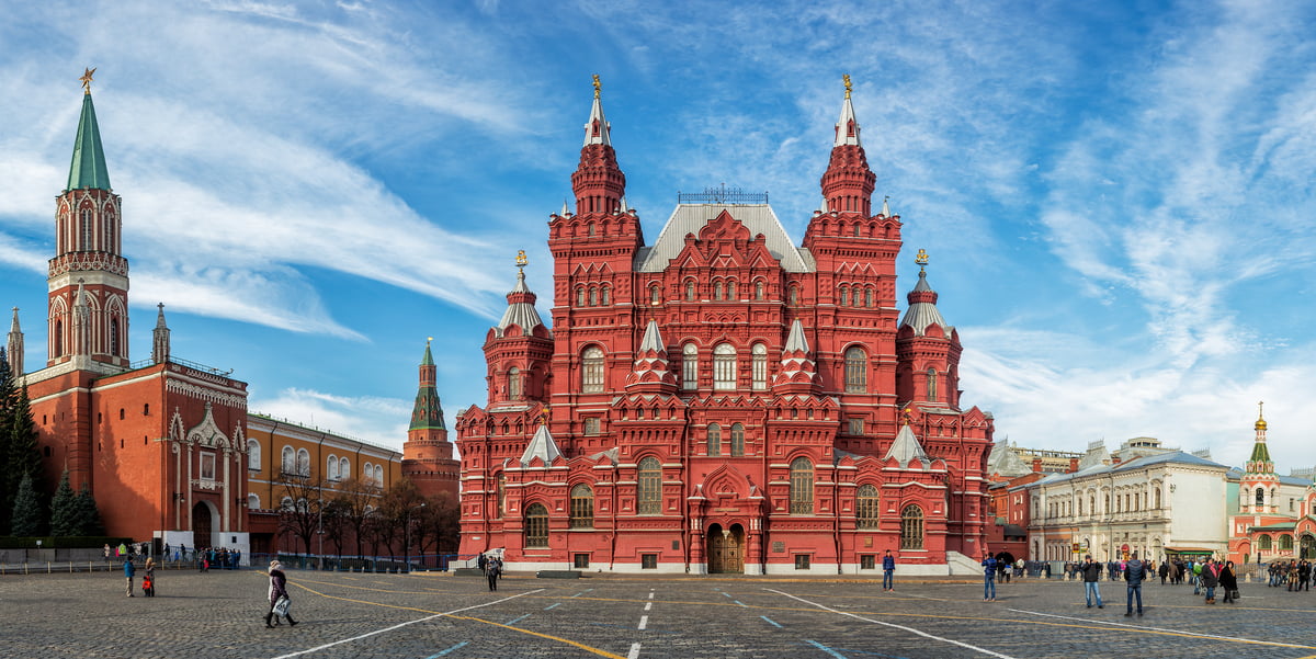 114 megapixels! A very high resolution, large-format VAST photo print of Red Square, Moscow; architecture photograph created by Peter Rodger in Russia.