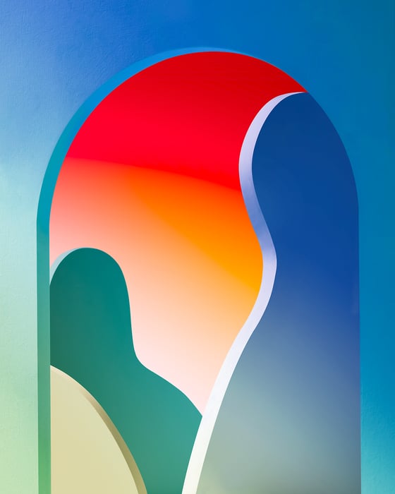 A very high resolution, large-format VAST photo print of "Obscure - Savanna" - an ultra-high-resolution abstract photograph created by David Lineton.