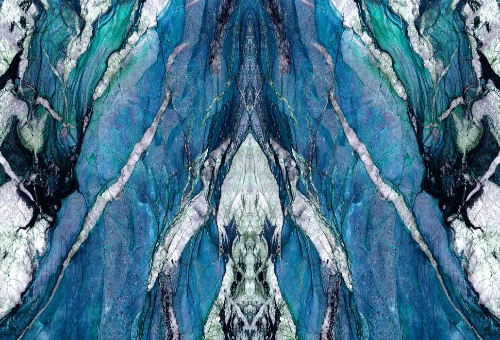 6,934 megapixels! A very high resolution texture photo of symmetrical blue veined quartzite; gigapixel image available to be licensed and downloaded as a digital file from VAST; photograph created by David Lineton.